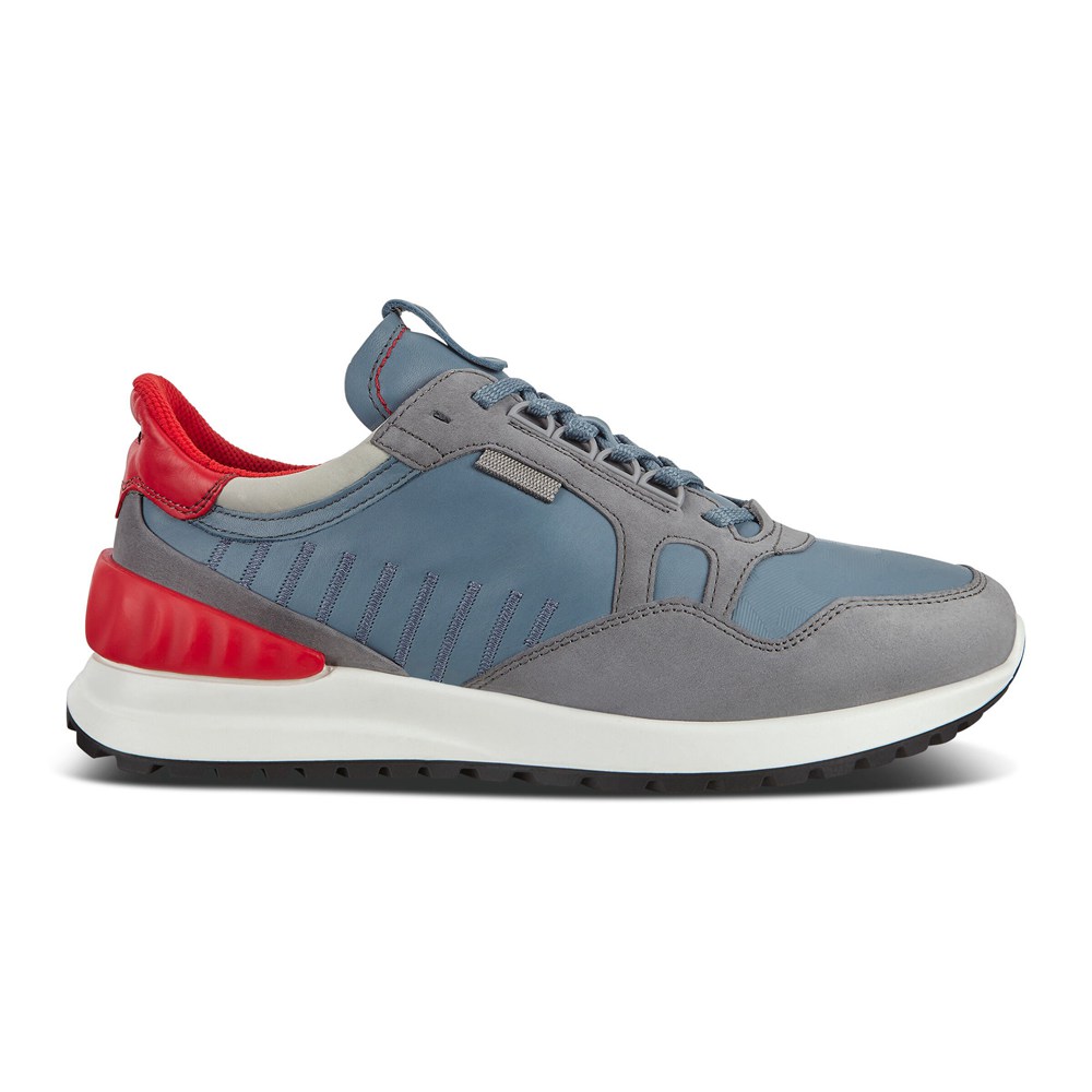 Tenis Hombre - ECCO Astirs - Grises/Azules/Rojos - LJF582137